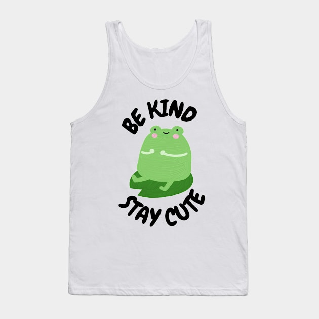 Be kind, Stay cute Tank Top by raosnop